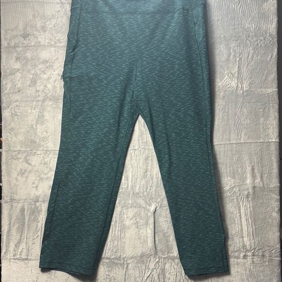 Duluth Trading Co NoGA Classic Deep Seahlass Space Dye Bootcut Leggings Size XXL - Picture 1 of 11